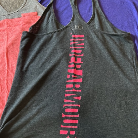 Set of three Under Armour racer back tanks - Picture 2 of 2